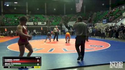 152 lbs Quarterfinal - Brad Cummings, Spain Park Hs vs Gabriel Emery, Grissom Hs