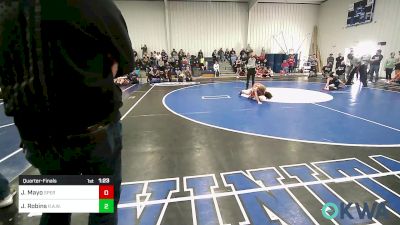 80 lbs Quarterfinal - Johnathan Mayo, Sperry Wrestling Club vs Jai Robins, R.A.W.