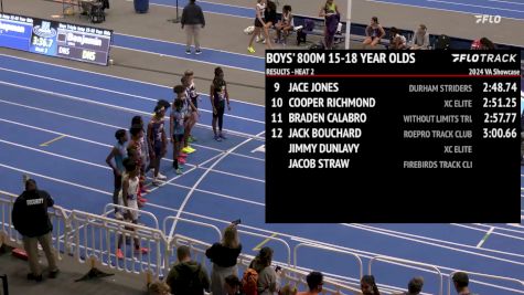 Youth Boys' 800m, Finals 1 - Age 13-14