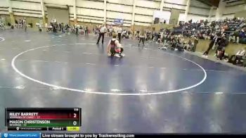 119 lbs Champ Round 1 (16 Team) - Riley Barrett, Warriors Of Christ vs Mason Christenson, Wyoming