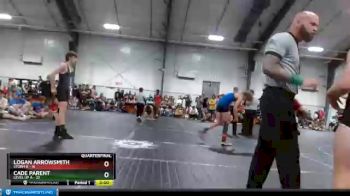 160 lbs Quarterfinals (8 Team) - Logan Arrowsmith, Storm B vs Cade Parent, Level Up A
