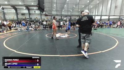 170 lbs Semifinal - Ihanna Perez, WA vs Belen Lopez, WA