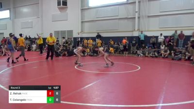 108 lbs Round 3 - Zach Rehak, Phoenix W.C. - Red vs Titus Colangelo, Front Royal W.C.