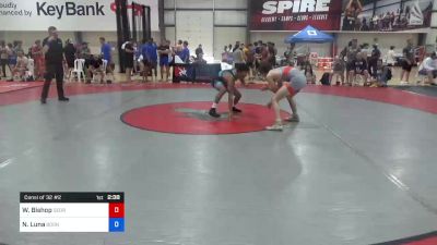 57 kg Consi Of 32 #2 - William Bishop, Georgia vs Noah Luna, Boone RTC