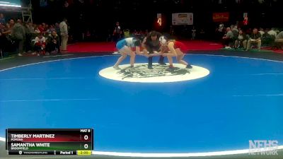 130 lbs Semifinal - Timberly Martinez, Pomona vs Samantha White, Broomfield