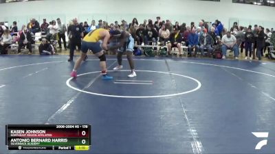 178 lbs Quarterfinal - Kasen Johnson, Northeast Region Affiliated vs Antonio Bernard Harrison, Silverback Academy