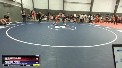 175 lbs Cons. Semi - James Keinonen, Oregon vs Adriano Perez, Takedown Express Wrestling Club