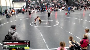 43 lbs Champ. Round 1 - Courtlon Orta, East Butler vs Bryxton Schneider, CWO