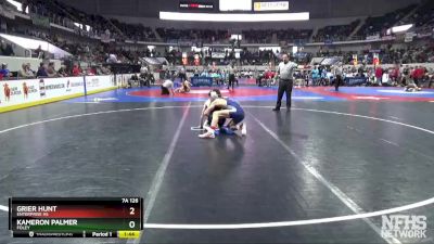 7A 126 lbs Champ. Round 1 - Kameron Palmer, Foley vs Grier Hunt, Enterprise HS