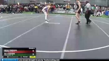 138 lbs Round 2 (4 Team) - Bo Koedem, Iowa Black vs Beau Rindahl, Montana Silver