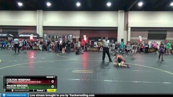 67 lbs Round 1 (6 Team) - Colton Wiseman, Contenders Wrestling Academy Blue vs Mason Brooks, Panhandle All-Stars