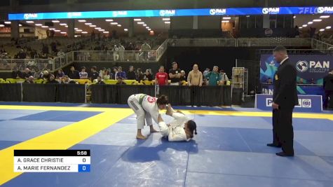 ANNABELLE GRACE CHRISTIE vs ALEXIS MARIE FERNANDEZ 2024 Pan Jiu Jitsu IBJJF Championship
