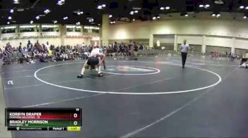 195 lbs Round 7 (8 Team) - Korbyn Draper, Montana Williston vs Bradley Morrison, PECO Boys