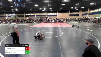 46 lbs Consolation - John-Paul Barela, Barstow WC vs Maddoc Harrell, Lawc