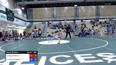 80 lbs Round 1 (6 Team) - SPENSER MCCAMMON, MAURER COUGHLIN WRESTLING CLUB vs KARSON KAHALEKOMO, WARRIOR RTC