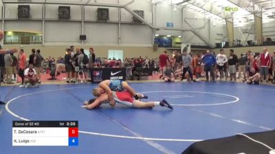 61 kg Consi Of 32 #2 - Tony DeCesare, Air Force RTC vs Kyle Luigs, Indiana University