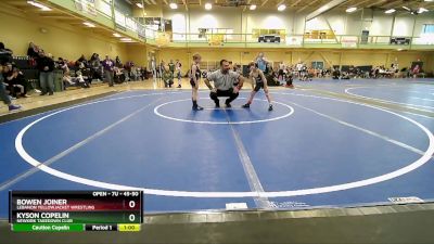 45-50 lbs Cons. Round 1 - Kyson Copelin, Newkirk Takedown Club vs Bowen Joiner, Lebanon Yellowjacket Wrestling