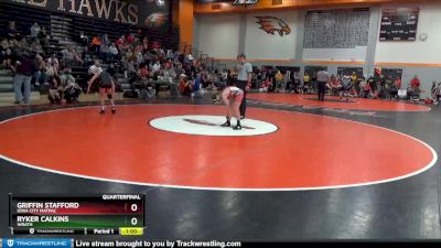 BN-7 lbs Quarterfinal - Griffin Stafford, Iowa City MatPac vs Ryker Calkins, Wrath