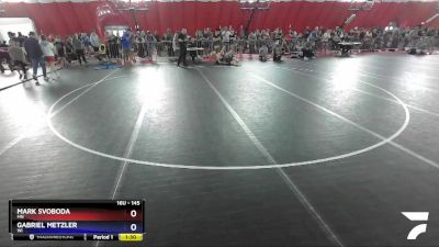 145 lbs Cons. Round 6 - Mark Svoboda, MN vs Gabriel Metzler, WI