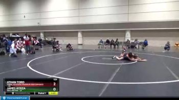 123 lbs Round 4 (6 Team) - James Kosza, Wellington vs Athan Toro, Doral Academy/Maximum Performance