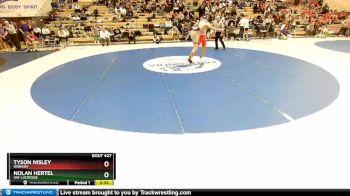 157 lbs Semifinal - Nolan Hertel, UW-LaCrosse vs Tyson Nisley, Wabash