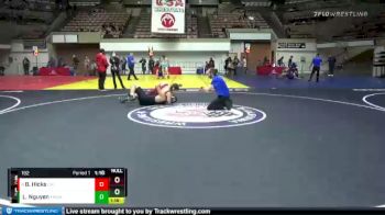 182 lbs Quarterfinal - Blake Hicks, California vs Logan Nguyen, Folsom High School Wrestling