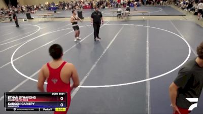 220 lbs Quarterfinal - Ethan Syhavong, Shakopee Mat Club vs Karson Gariepy, Minnesota