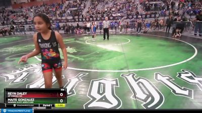 73 lbs Round 3 - Maite Gonzalez, Warden Elite Wrestling vs Reyn Daley, UP Vikings WC