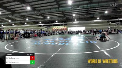 135 lbs Round Of 64 - Gavin Wallace, R.A.W. vs Knox Verbais, Purler Wrestling, Inc