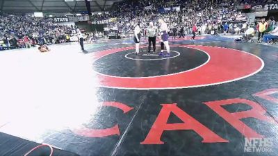 4A 285 lbs Champ. Round 1 - Trey Monaghan, Tahoma vs Burak Bowers, Sumner