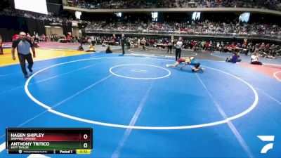 6A 126 lbs Cons. Round 1 - Anthony Tritico, Katy Taylor vs Hagen Shipley, Dripping Springs