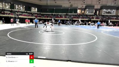 150 lbs Consi Of 16 #1 - Samuel Cordova, St. Thomas vs Chris Rivera, North Raleigh Christian Academy