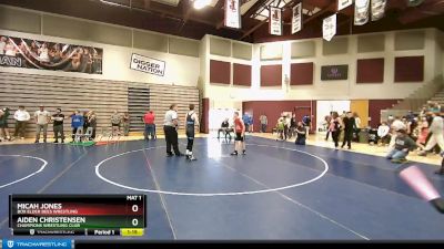 108 lbs Champ. Round 1 - Micah Jones, Box Elder Bees Wrestling vs Aiden Christensen, Champions Wrestling Club