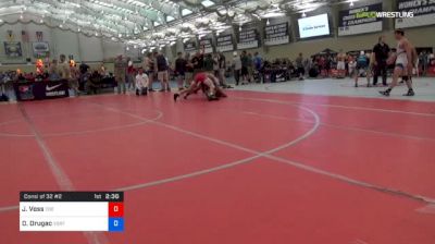 79 kg Consi Of 32 #2 - Jake Voss, Coe College vs Dean Drugac, Virginia Beach Regional Training Center