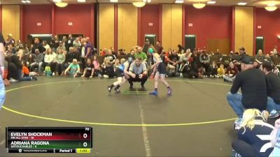 70 lbs Round 2 (6 Team) - Evelyn Shockman, MN ALL Star vs Adriana Ragona, Untouchables