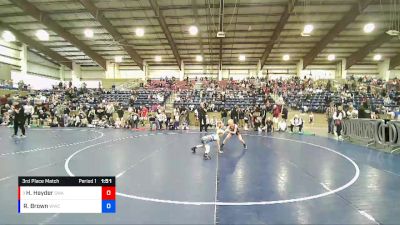 63 lbs 3rd Place Match - Hudson Heyder, Sanderson Wrestling Academy vs Rowan Brown, Wasatch Wrestling Club