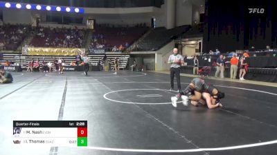 143 lbs Quarterfinal - Madisen Nash, Lyon (W) vs Iyanla Thomas, Ottawa - Arizona (W)