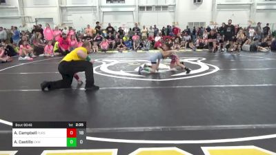 68 lbs Final - Aryanna Campbell, Pursuit vs Aissa Castillo, CKW Backyard Barbies