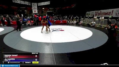 132 lbs Placement Matches (16 Team) - Mason Yamat, BAWA vs Ali Hamzia, CMWA