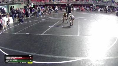 50-52 lbs Quarterfinal - Harper Martin, 2TG vs Caroline Hinrichsen, Syracuse Mat Club