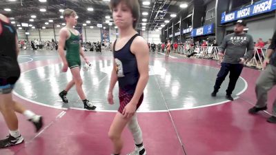 90 lbs Consi Of 16 #1 - Adam Walker, NC vs Kaiden Noia, NY