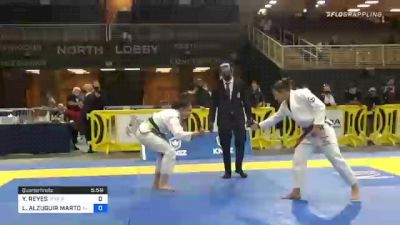 YANELISA REYES vs LUANNA ALZUGUIR MARTON MORAES 2020 World Master IBJJF Jiu-Jitsu Championship