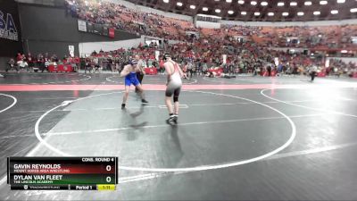 210 lbs Cons. Round 4 - Gavin Reynolds, Mount Horeb Area Wrestling vs Dylan Van Fleet, The Lincoln Academy