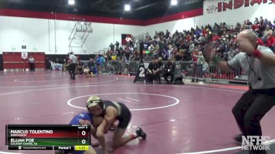 106 lbs Semifinal - Elijah Poe, Calvary Chapel SA vs Marcus Tolentino, Northview