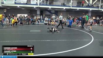56 lbs Round 2 (8 Team) - Tanner Lotier, Team Nauman vs Conner Haynes, East Coast Elite