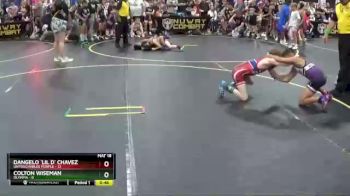 60 lbs Round 1 (6 Team) - Colton Wiseman, Olympia vs DAngelo `lil D` Chavez, Untouchables Purple