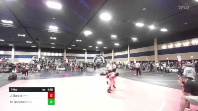 74 lbs Semifinal - Joshua Garcia, Savage House WC vs Maverick Sanchez, Rough House