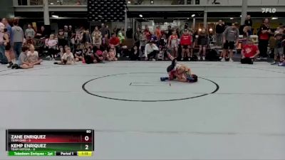 48 lbs Semis (4 Team) - Kemp Enriquez, Team Gotcha vs Zane Enriquez, Team Ohio