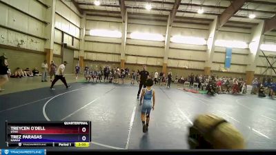 65 lbs Quarterfinal - Treycen O`Dell, Utah vs Trez Paragas, Hawaii