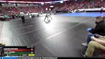 D1-145 lbs Champ. Round 1 - Austin Skrundz, Burlington vs Cody Goebel, Mukwonago